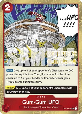Gum-Gum UFO (Judge Pack Vol. 6) [One Piece Promotion Cards] Uncommon