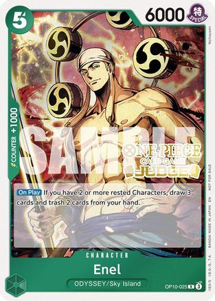 Enel (Judge Pack Vol. 6) [One Piece Promotion Cards] Rare
