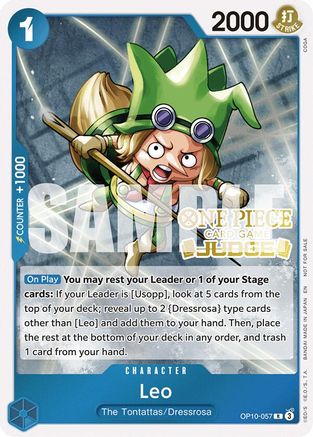 Leo (Judge Pack Vol. 6) [One Piece Promotion Cards] Rare