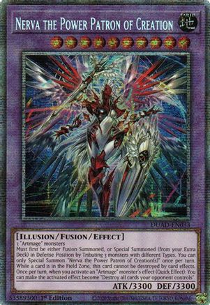 Nerva the Power Patron of Creation (Starlight Rare) [DUAD-EN033] Starlight Rare