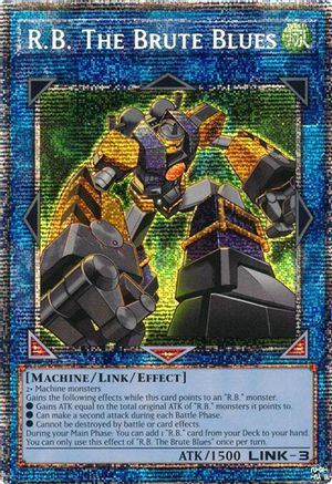 R.B. The Brute Blues (Starlight Rare) [DUAD-EN094] Starlight Rare