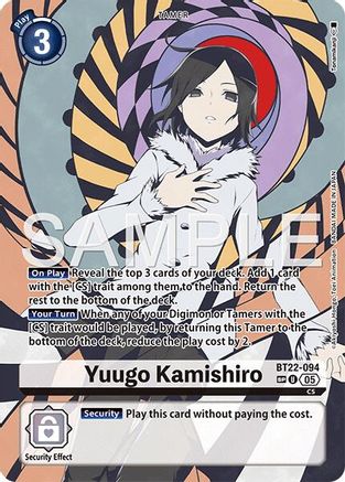 Yuugo Kamishiro (SP)  (BT22-094) [Cyber Eden] Foil
