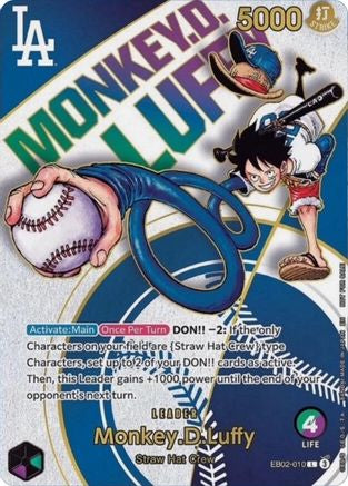 Monkey.D.Luffy (010) (Dodgers x ONE PIECE) [One Piece Promotion Cards] Leader