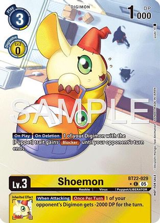 Shoemon (Box Topper)  (BT22-029) [Cyber Eden] Foil