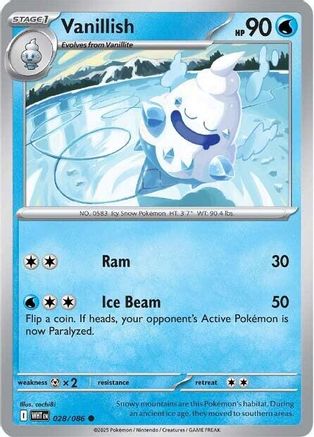 Vanillish  028/086 [SV White Flare] (Non-Foil)