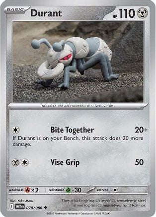 Durant  070/086 [SV White Flare] (Non-Foil)