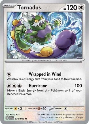 Tornadus  078/086 [SV White Flare] (Holofoil)