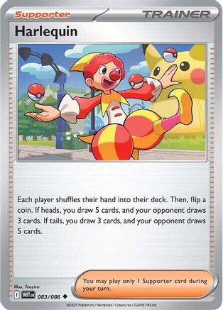 Harlequin  083/086 [SV White Flare] (Reverse Holofoil)