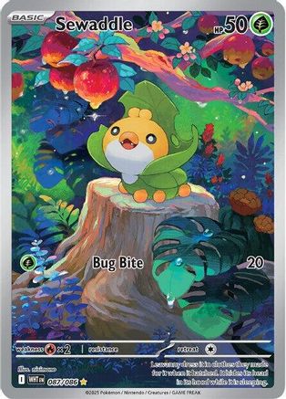 Sewaddle 087/086 [SV White Flare] (Holofoil)