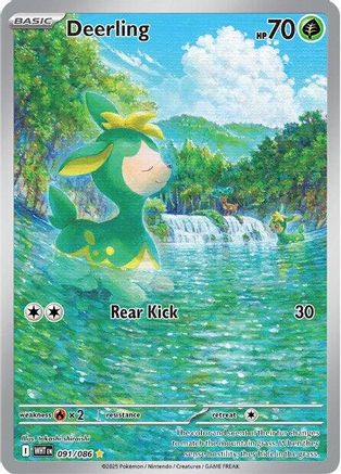 Deerling 091/086 [SV White Flare] (Holofoil)