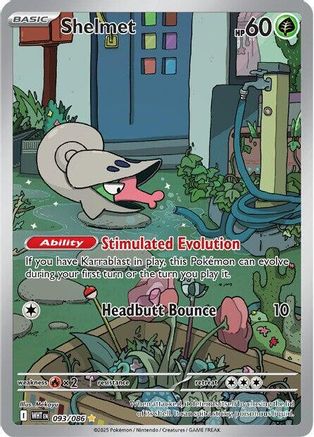 Shelmet 093/086 [SV White Flare] (Holofoil)