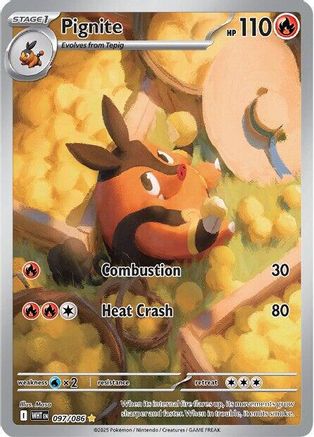 Pignite 097/086 [SV White Flare] (Holofoil)