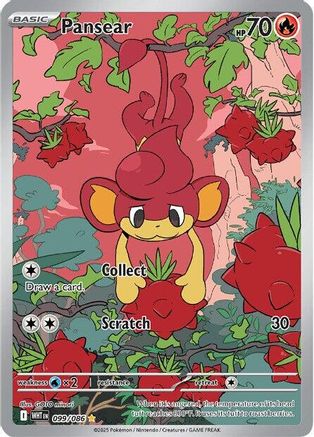 Pansear 099/086 [SV White Flare] (Holofoil)