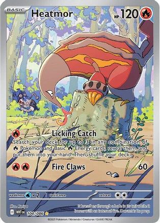 Heatmor 104/086 [SV White Flare] (Holofoil)