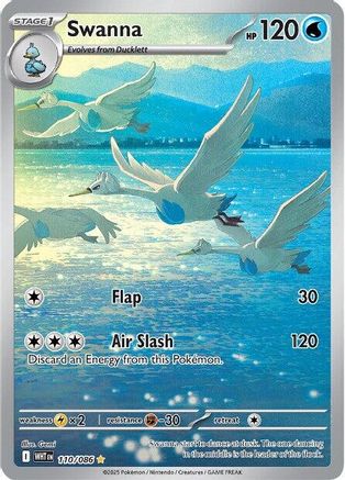 Swanna 110/086 [SV White Flare] (Holofoil)