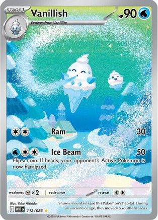 Vanillish 112/086 [SV White Flare] (Holofoil)