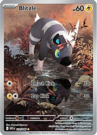 Blitzle 114/086 [SV White Flare] (Holofoil)