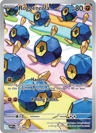 Roggenrola 127/086 [SV White Flare] (Holofoil)