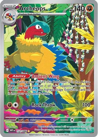 Archeops 132/086 [SV White Flare] (Holofoil)