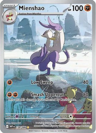 Mienshao 134/086 [SV White Flare] (Holofoil)