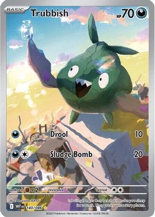 Trubbish 140/086 [SV White Flare] (Holofoil)