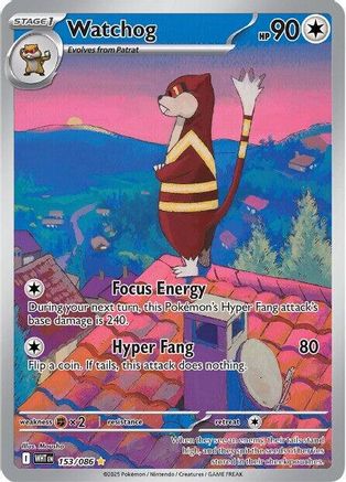 Watchog 153/086 [SV White Flare] (Holofoil)