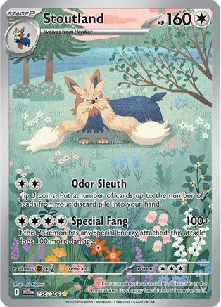 Stoutland  156/086  156/086 [SV White Flare] (Holofoil)