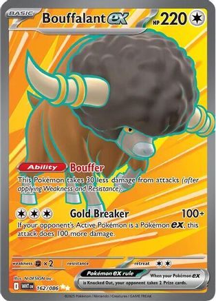 Bouffalant ex 162/086 [SV White Flare] (Holofoil)