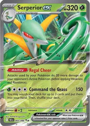 Serperior ex  003/086 [SV Black Bolt] (Holofoil)