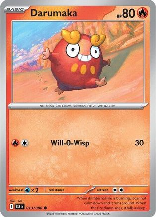 Darumaka  013/086 [SV Black Bolt] (Reverse Holofoil)