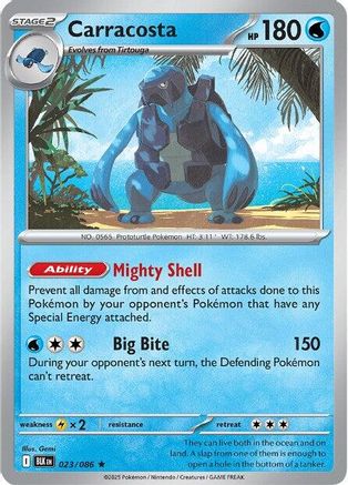 Carracosta  023/086 [SV Black Bolt] (Reverse Holofoil)