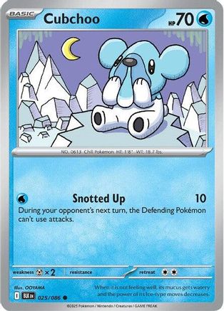 Cubchoo  025/086 [SV Black Bolt] (Reverse Holofoil)