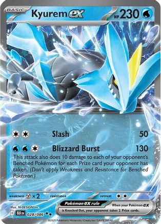 Kyurem ex  028/086 [SV Black Bolt] (Holofoil)