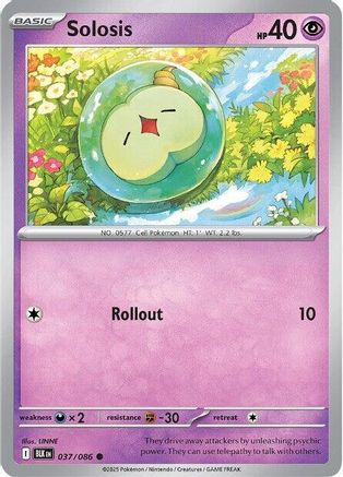 Solosis  037/086 [SV Black Bolt] (Reverse Holofoil)