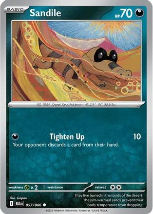 Sandile  057/086 [SV Black Bolt] (Non-Foil)