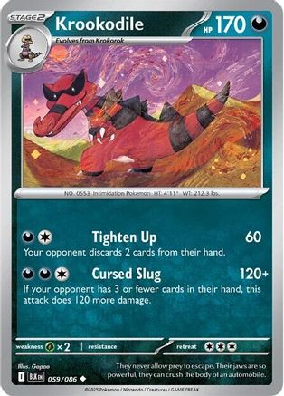 Krookodile 059/086 [SV Black Bolt] (Non-Foil)