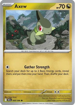 Axew  068/086 [SV Black Bolt] (Non-Foil)