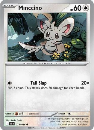 Minccino  075/086 [SV Black Bolt] (Non-Foil)