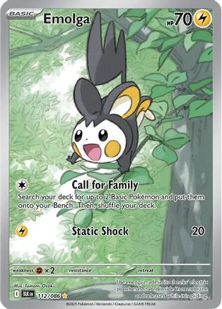 Emolga 112/086 [SV Black Bolt] (Holofoil)