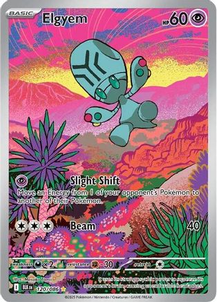 Elgyem 120/086 [SV Black Bolt] (Holofoil)