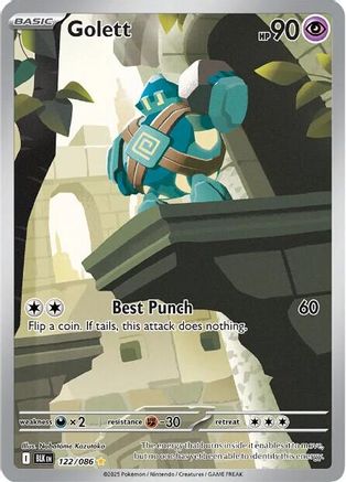 Golett 122/086 [SV Black Bolt] (Holofoil)