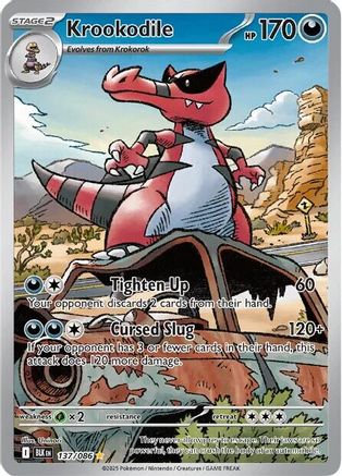 Krookodile 137/086 [SV Black Bolt] (Holofoil)