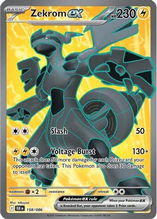Zekrom ex 158/086 [SV Black Bolt] (Holofoil)