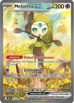 Meloetta ex 167/086 [SV Black Bolt] (Holofoil)
