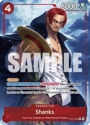 Shanks (008) (Alternate Art) [Legacy of the Master] Rare
