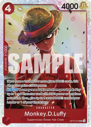 Monkey.D.Luffy [Legacy of the Master] Super Rare