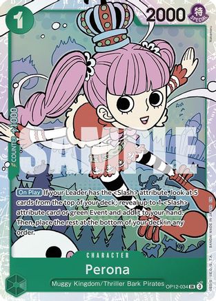 Perona [Legacy of the Master] Super Rare