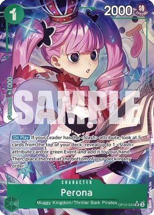 Perona (Alternate Art) [Legacy of the Master] Super Rare