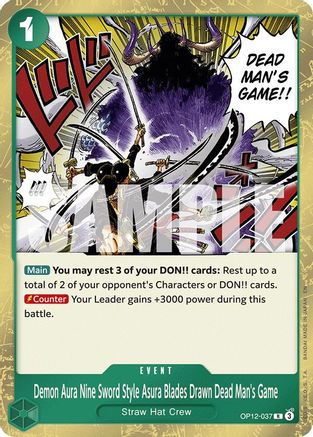 Demon Aura Nine Sword Style Asura Blades Drawn Dead Man's Game [Legacy of the Master] Rare