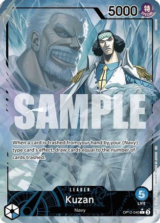 Kuzan (040) (Alternate Art) [Legacy of the Master] Leader